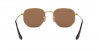 OKULARY RAY-BAN® HEXAGONAL RB 3548N 001/Z2 51 ROZMIAR M